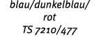 blau/dunkelblau/ rot TS 7210/477 