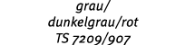 grau/ dunkelgrau/rot TS 7209/907