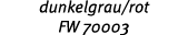 dunkelgrau/rot FW 70003