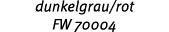 dunkelgrau/rot FW 70004