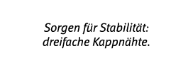 Sorgen f r Stabilit t: dreifache Kappn hte 