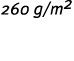 260 g m2