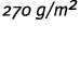270 g m2