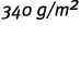 340 g m2