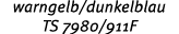 warngelb/dunkelblau TS 7980/911F