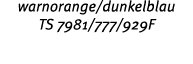 warnorange/dunkelblau TS 7981/777/929F 