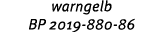 warngelb BP 2019 880 86