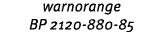 warnorange BP 2120 880 85