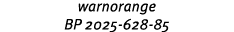 warnorange BP 2025 628 85