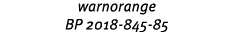 warnorange BP 2018 845 85