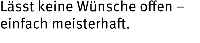 L sst keine W nsche offen   einfach meisterhaft  
